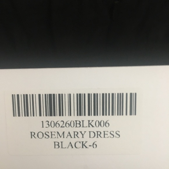 NWT Reformation Rosemary Dress in Black - Picture 7 of 7